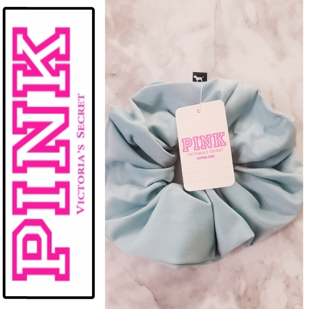 Victoria's Secret PINK Light Blue Scrunchie